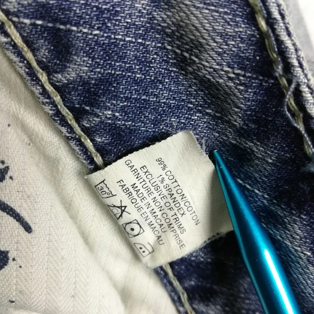 Silver Jeans Womens Aiko Boot Cut Blue Denim Light Wash Mid Rise Plus Short 22 - Picture 8 of 10